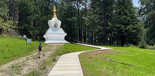 Peace Stupa pathway