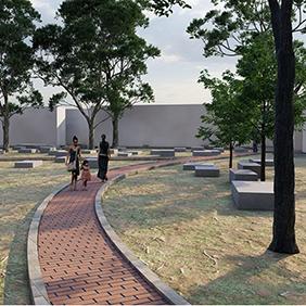 St Nicolas historical graves pathway 